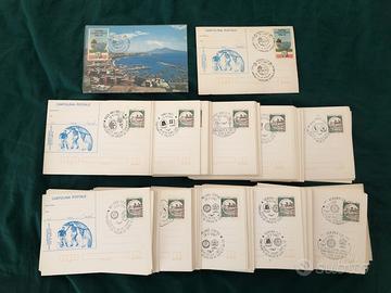 Cart. postali annulli partite Camp. calcio 1986/87