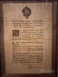 Editto d'epoca 