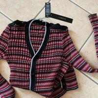 Cardigan elasticizzato uomo Exibit nuovo taglia M