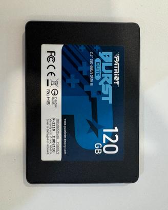 Patriot Burst 120GB SSD 2.5” SATA III