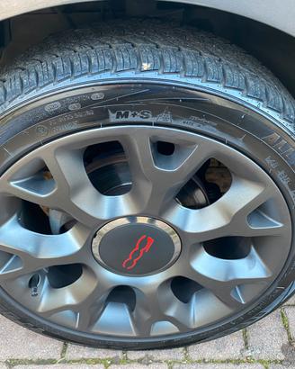 Cerchi e Gomme da 16 Fiat 500 S