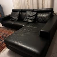 Divano in pelle fiore