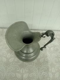 Vaso retrò in peltro