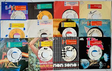 N 12 dischi 45 giri Juke Box etichette originali 