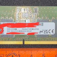 banco di ram RAM DDR5 4800 sodimm da 8GB