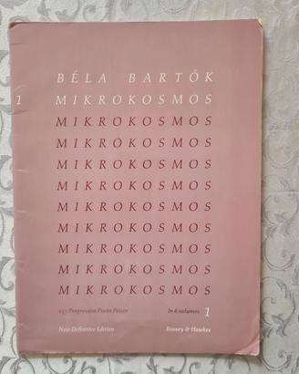 libro BELA BARTOK MIKROCOSMOS