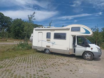 Camper mansardato blucamp  sky 70 Ford