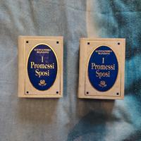 due volumi in miniatura "I Promessi Sposi"