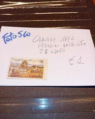 Canada francobolli usati 