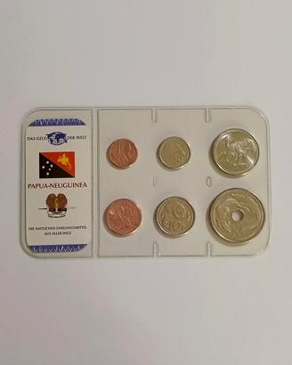 Raro set monete FDC - New Guinea