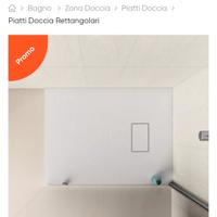 piatto doccia 100x80