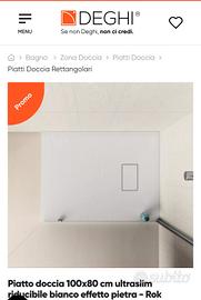 piatto doccia 100x80