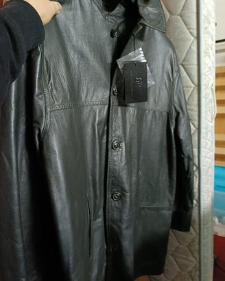 Giaccone uomo vera pelle misura misura 50