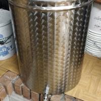 Bidone in acciaio inox per olio