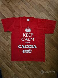 Maglietta Keep Calm rossa taglia M