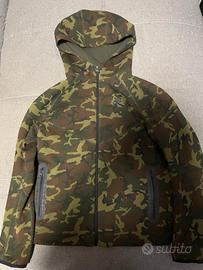 CAMO TECH - Felpa con zip tg 158-170