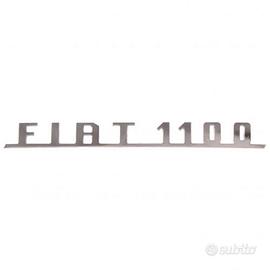 Scritta Emblema Targhetta auto Fiat 1100