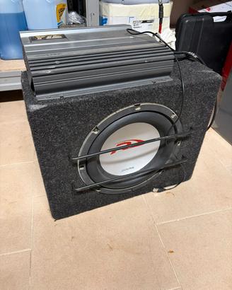 Subwoofer, amplificatore e autoradio 