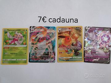 carte pokemon tsareena, kingler, flareon, mewtwo
