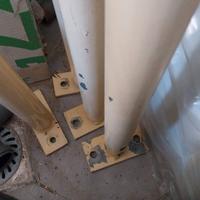 Gambe tavolo ferro zincato