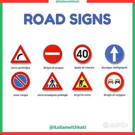 nuovi cartelli stradali per arredo 