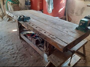 Bancone da falegname vintage originale