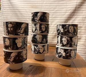 Set tazze “Pietro Annigoni” vintage anni 70