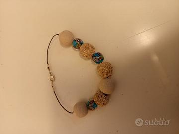 Bracciale artigianale Salentino in Pietra Leccese