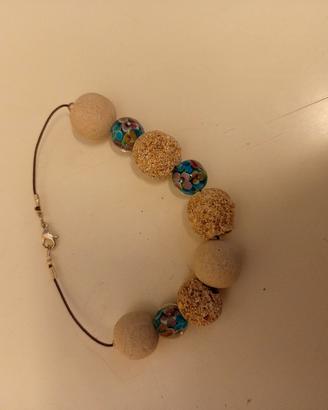 Bracciale artigianale Salentino in Pietra Leccese