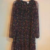 Vestito bambina con maniche trasparenti 