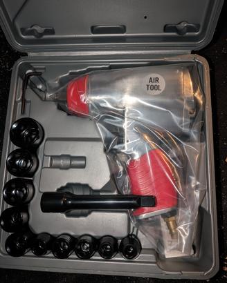 Kit completo, nuovo, avvitatore a impulsi ad aria 