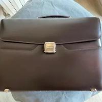 Borsa lavoro pelle marrone SAMSONITE