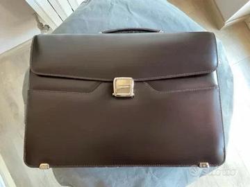 Borsa lavoro pelle marrone SAMSONITE