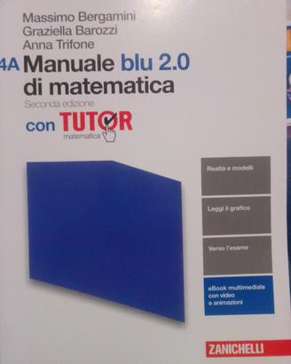 Manuale blu 2.0 di matematica  4A e 4B