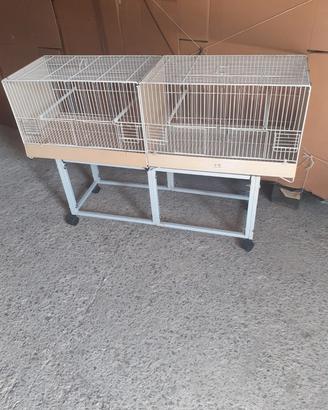 gabbie da cova 55 cm  con carrello