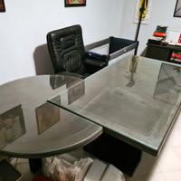 Mobili per arredo ufficio in vero cuoio