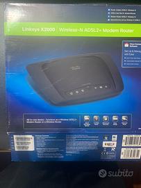 Modem router Wireless Linksys x2000 Cisco