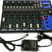 MIXER AUDIO 7 CANALI PROFESSIONALE USB CON ECHO DE