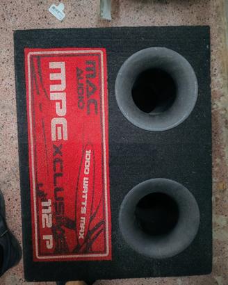 subwoofer e amplificatore 