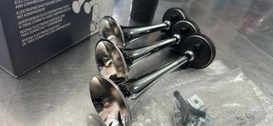 Trombe elettropneumatiche a tre cornetti