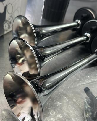 Trombe elettropneumatiche a tre cornetti