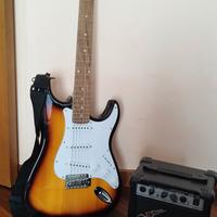 Chitarra elettrica con amplificatore w15