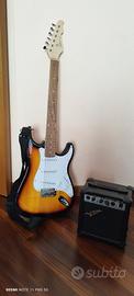 Chitarra elettrica con amplificatore w15