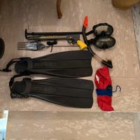 Kit pesca subacquea Cressi fucile maschere pinne