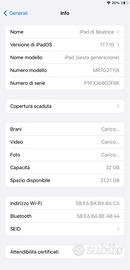 Ipad 6th generazione- 32gb