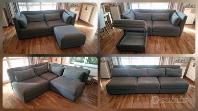 Divano componibile Ikea Vallentuna Antracite