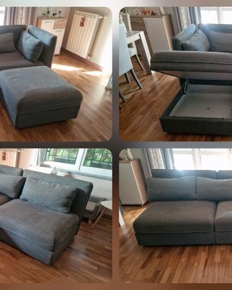 Divano componibile Ikea Vallentuna Antracite
