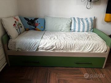 Letto singolo + letto estraibile