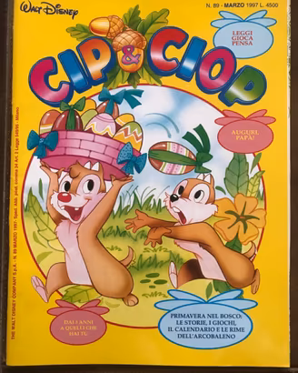 Fumetto comics mensile CIP & CIOP n.89 marzo 1996