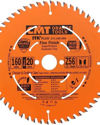 Lama CMT 160mm 56denti 273.160.56H Itk-Plus